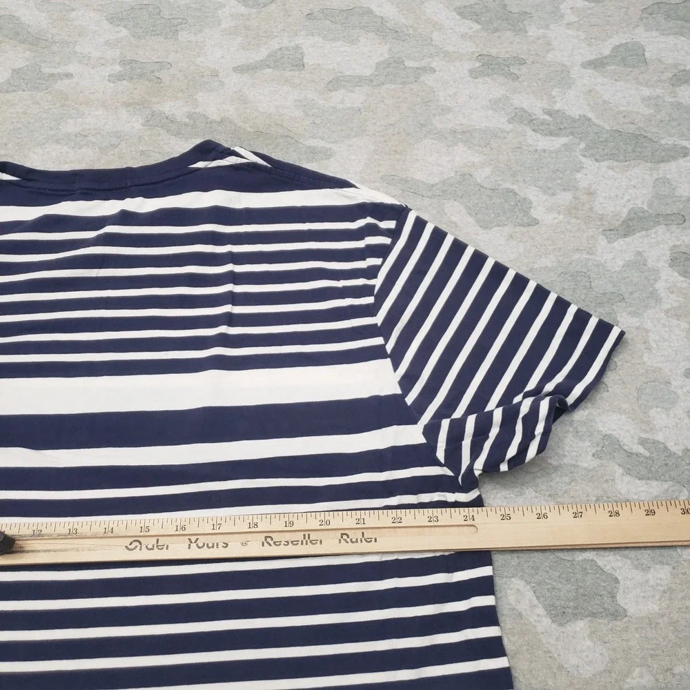 Polo‎ Ralph Lauren Shirt Mens XL Blue Classic Fit Pockets Short Sleeve